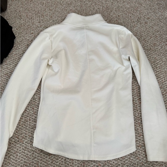Nike Women's Cream Long Sleeve Top - Picture 3 of 3